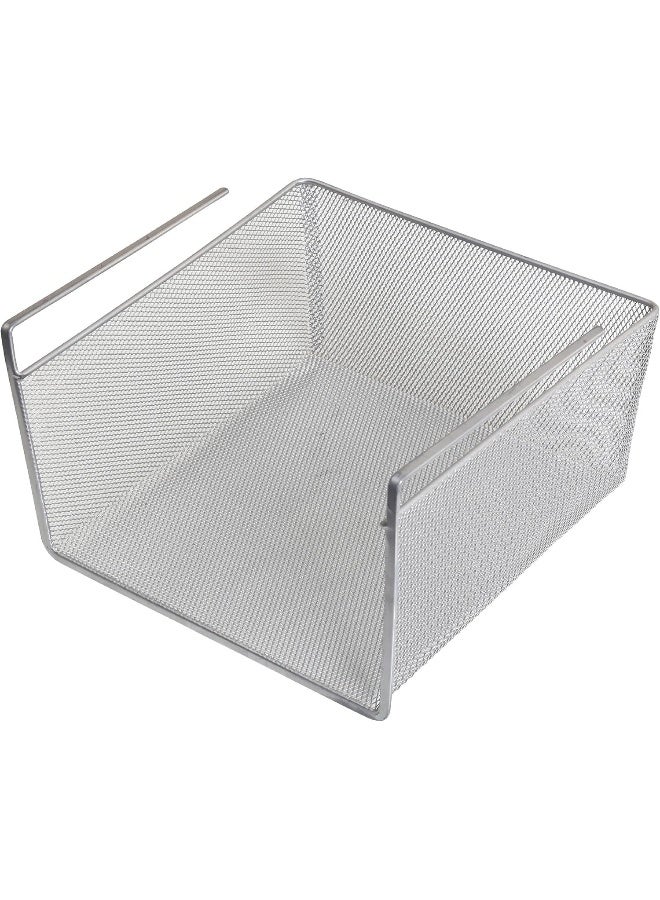 YBM Home Under Shelf Basket - Mesh Stainless Steel Storage Under Cabinet Hanging Basket Rack Maximize Space in Cabinets, Pantry Room, Bathroom, Laundry Room, and More, 1131 - Image 3