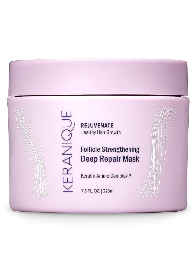 Keranique - Keranique Hair Mask: Deep Repair & Hydration for Dry, Damaged Hair - Keratin Protein Boost for Fine Strands - Intense Moisturizer for Women - Image 1