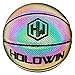 HW HOLOWIN Reflective Glowing Holographic Luminous Basket Ball for Night Game Perfect HoloHoops Gifts Toys Gray Size 7 - Image 3