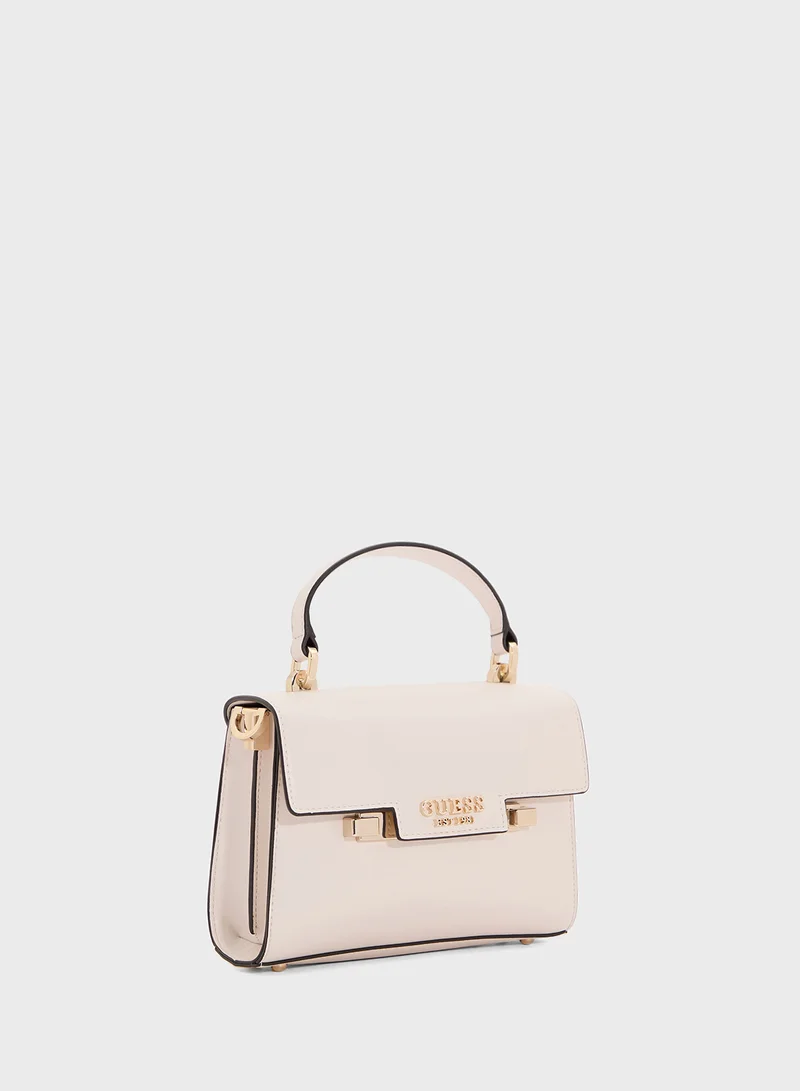 GUESS Eco Aldith Mini Top Hndle Flap