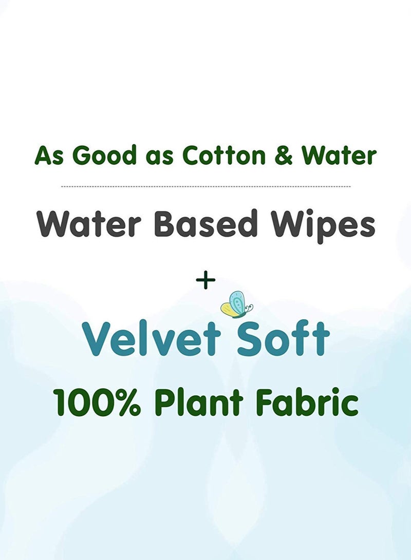 موذر سبارش ماذر سبارش، قطن معطر بنسبة 98%، نسيج نباتي مائي قابل للتحلل البيولوجي  أزرق 15 منديلًا عبوة من 5 قطع - Image 2