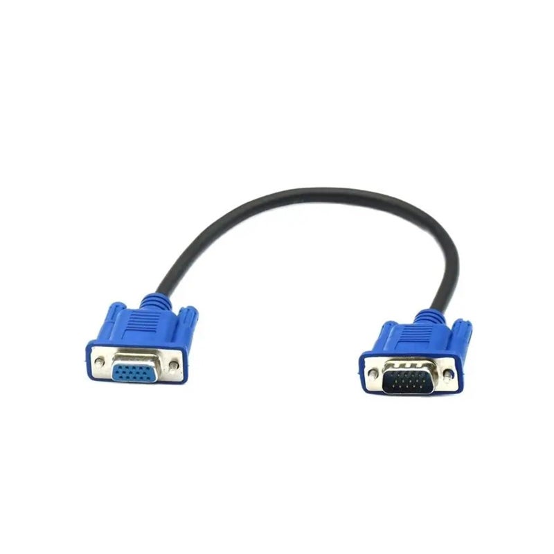 VGA Male To Female Extension Cable 0 3m Monitor Video Cord - Image 2