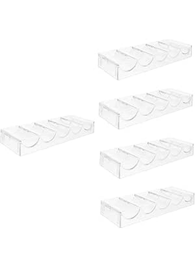 VANZACK Transparent Acrylic Poker Chip Holder Portable Wear Resistant Storage Case - Image 1
