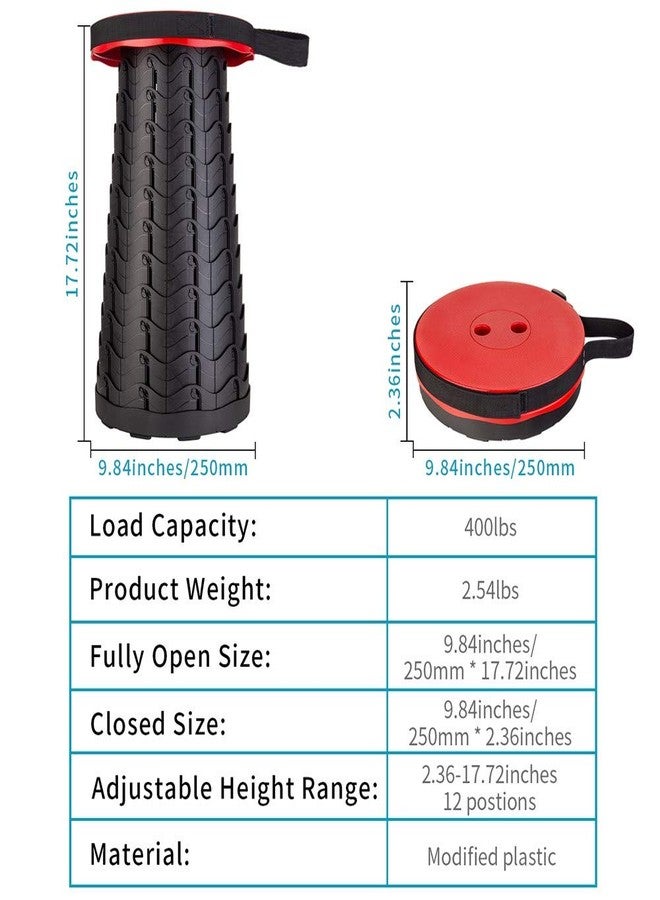 Boreeman كرسي قابل للطي مطور، خفيف الوزن ولكنه أكثر متانة، يتحمل وزنًا يصل إلى 400 رطل. كرسي محمول قابل للطي، مثالي للتخييم، الصيد، المشي لمسافات طويلة، والشواء - ألوان متنوعة - Image 2