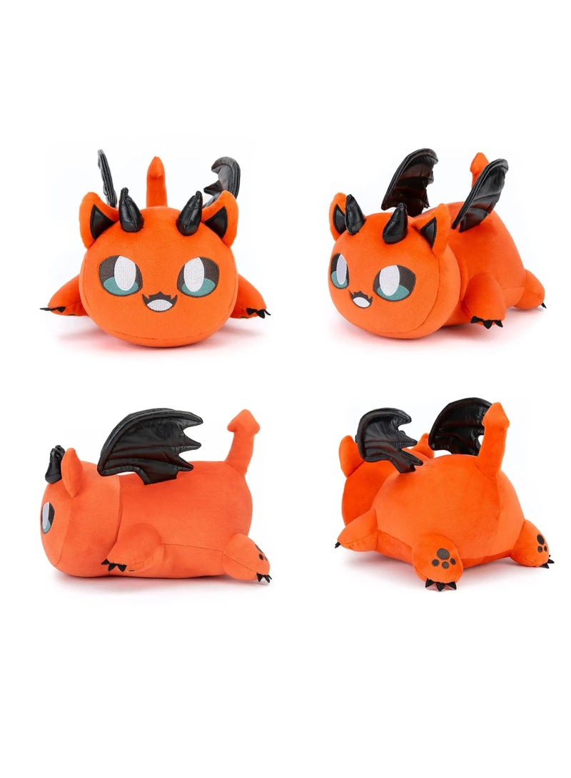 SYOSI Cat Demon Cat Plush Toy, 10" Stuffed Animal Plush Pillow, Cute Anime Cartoon Cat Stuffed Animal Figure Toy Plush Pillow Gift for Kids and Festival Gift  (Demons Cat) - Image 5