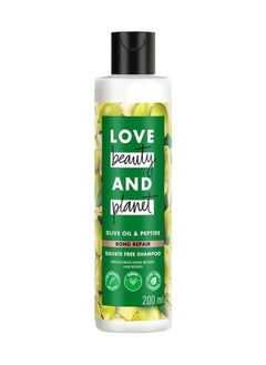 love beauty and planet Bond Repair Shampoo With Olive Oil And Peptide, Sulfates And Paraben Free, 200Ml  - Image 1