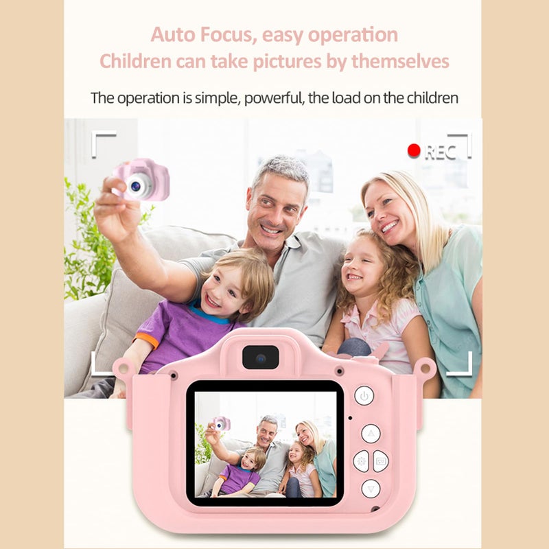 X10S Children's Camera Photography and Video Game Multi functional Leather Case with 32GB Memory Card and Card Reader - Image 5