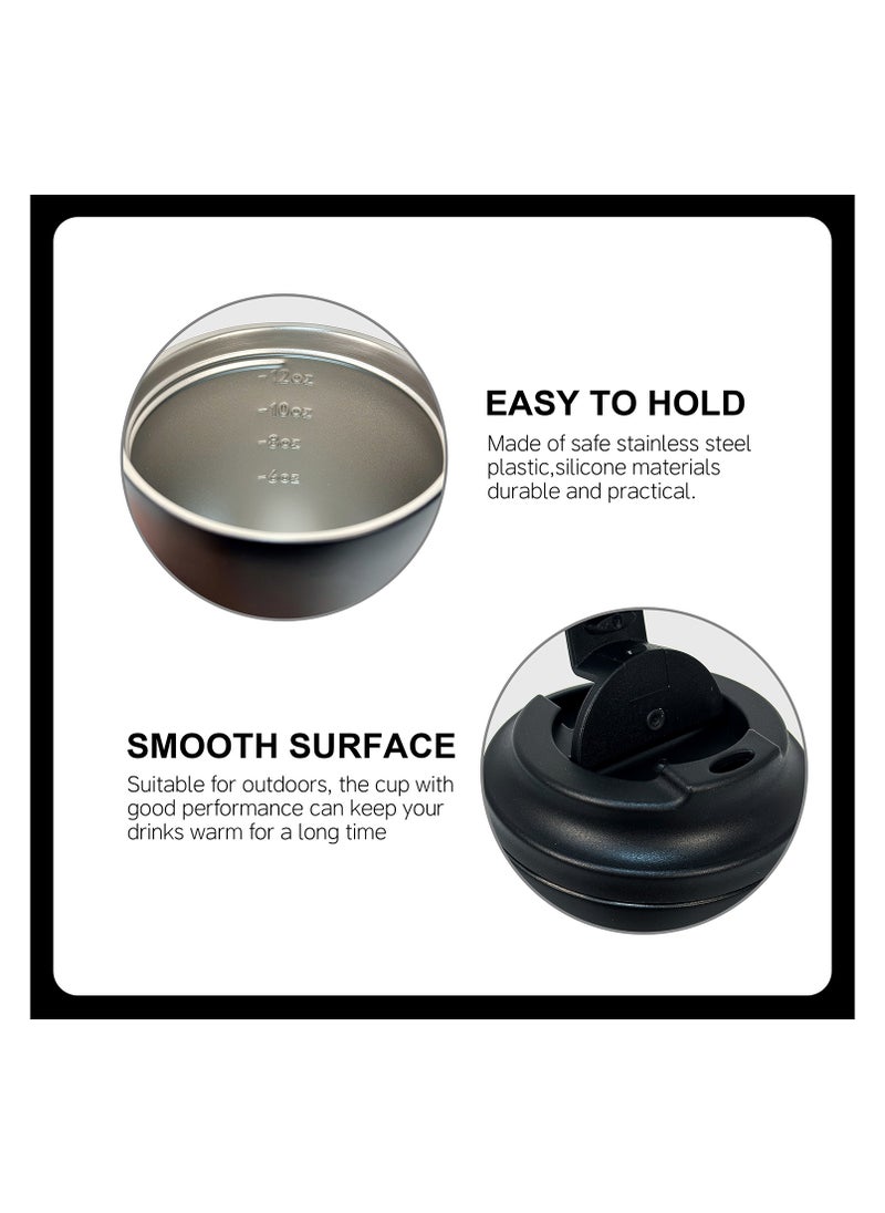 MODANOIR Modanoir Travel Coffee Mug Stainless Steel Vacuum Ice and Hot Drinks Insulated Tumbler for Home Office Outdoor Works  - Image 5