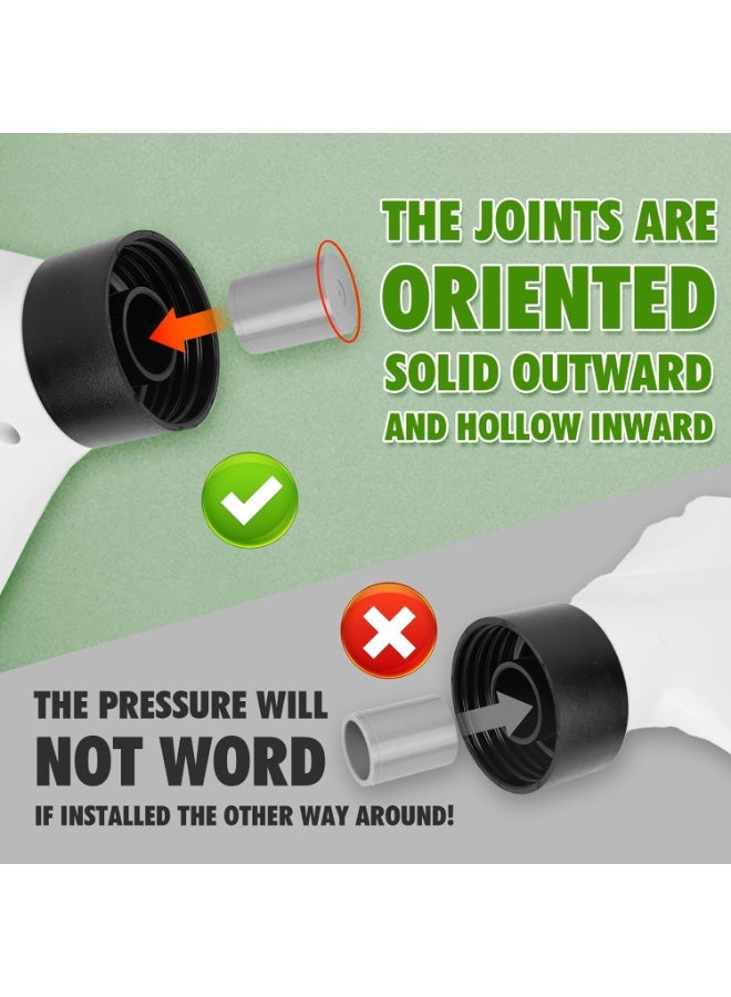 Relex Toilet Plunger, Stainless Steel Toilet Clog Remover, High-Pressure Air Drain Blaster with Real-Time Barometer Powerful Drain Snake Sink Plunger Plumbing Tools, Plungers for Sink, Floor, Kitchen Tube - Image 2