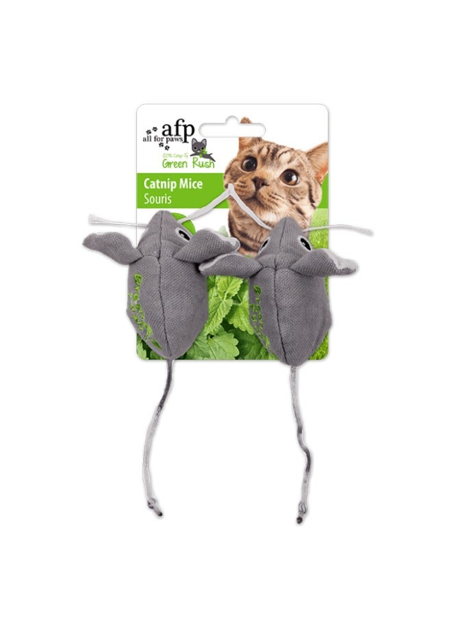 all for paws Green Rush Catnip Mice