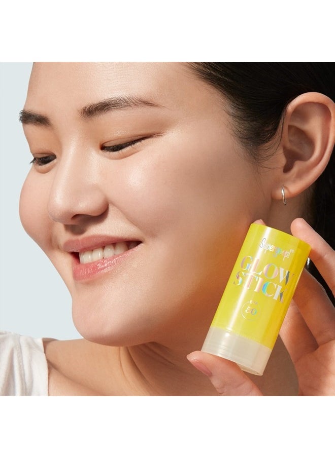Supergoop! Glow Stick, 0.70 oz - SPF 50 PA++++ Dry Oil Sunscreen Stick for Face & Body - Brightens & Hydrates for a Healthy Glow - Mess-Free, Travel-Friendly SPF  - Image 3