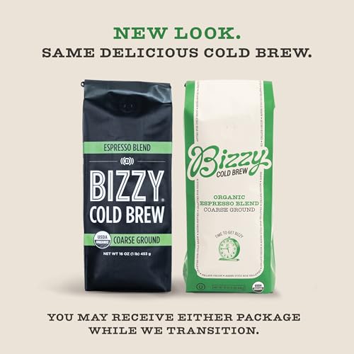 Bizzy Organic Cold Brew Coffee  Espresso Blend  Coarse Ground Coffee  MediumDark Roast  Micro Sifted  Specialty Grade  100 Arabica  1 LB - Image 5