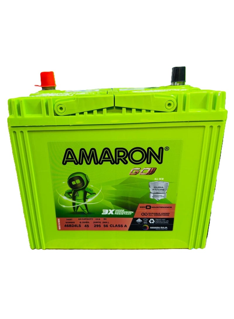 Amaron 12V 45AH CAR BATTERY 46B24LS - Image 1
