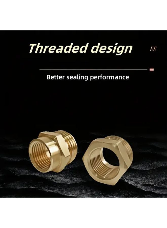 2pcs 3 4 Inch GHT Male To 1 2 Inch NPT Female Brass Garden Hose Adapter Set - Image 5