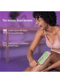 BOMBAE Full Body Wax Strips With Aloe Vera For Women (8+2 Strips)| Full Body Cold Wax Strips For Sensitive Arms, Underarms, Legs | Post-Wax Wipes For Mess-Free, Smooth Skin  - Image 4
