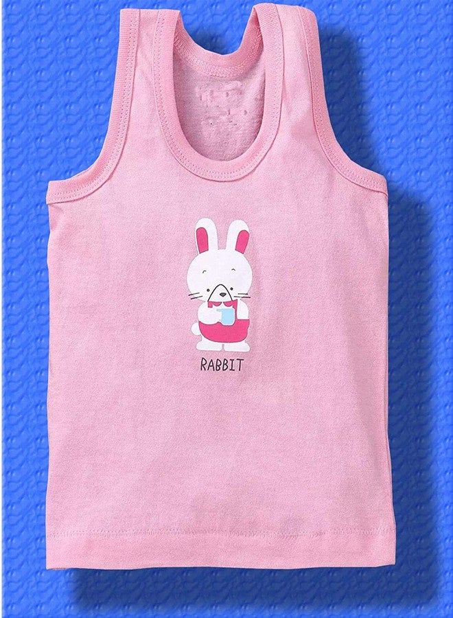 REVOLTEK Baby Vest Kids Baniyan Undershirts Innerwear Ganji Sando Summer wear Kids Clothes Cotton Pack of 3(0-3 Months, Light Color) - Image 2
