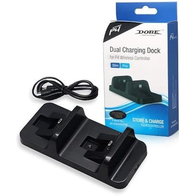 DOBE 2 IN 1 DUAL CHARGING DOCK STATION CHARGER DOUBLE CHARGER STANDERS FOR SONY PS4 WIRELESS CONTROLLER PS3 PS 4 CONTROLLERS PLAYSTATION 3 4 - Image 2