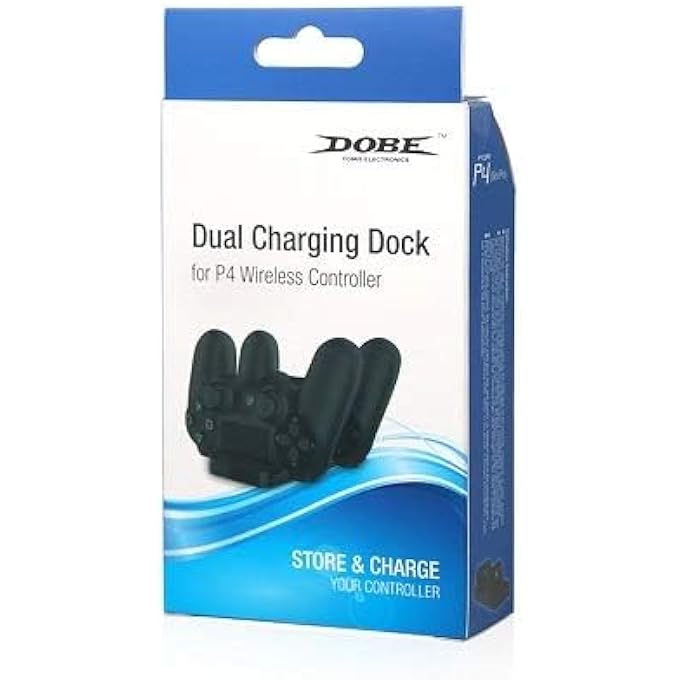 DOBE 2 IN 1 DUAL CHARGING DOCK STATION CHARGER DOUBLE CHARGER STANDERS FOR SONY PS4 WIRELESS CONTROLLER PS3 PS 4 CONTROLLERS PLAYSTATION 3 4 - Image 3