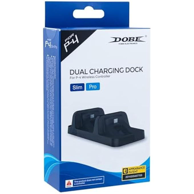 DOBE 2 IN 1 DUAL CHARGING DOCK STATION CHARGER DOUBLE CHARGER STANDERS FOR SONY PS4 WIRELESS CONTROLLER PS3 PS 4 CONTROLLERS PLAYSTATION 3 4 - Image 1