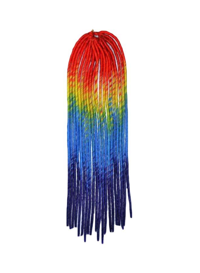 NIBEMINENT Torsional Braid Cosplay Long Curly Wig Multicolour 1x1x1cm