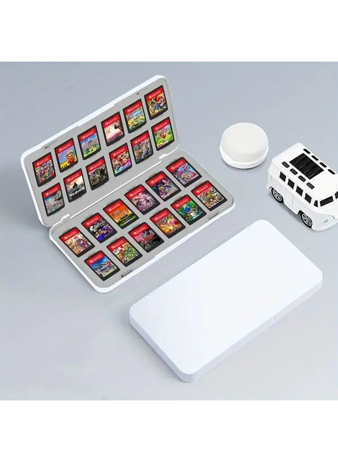 Blue Green Silicone Game Card Case Protective Hard Shell Storage Holder for 24 Cards - Image 5