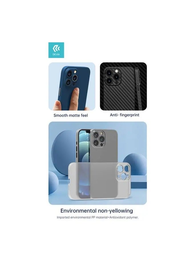 ديفيا جراب واقٍ رفيع للغاية من سلسلة Wing Series لهاتف iPhone 13 Pro Max مقاس 6.7 بوصة / ممتص للصدمات / مقاوم للخدش / سهولة الوصول إلى جميع المنافذ - أزرق - Image 2