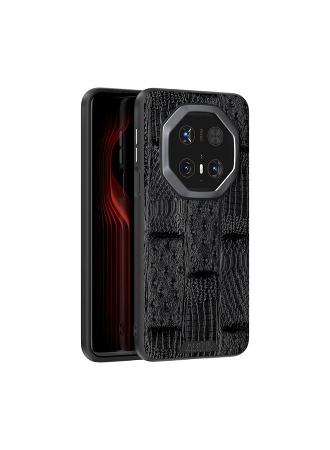 S-TOP Case For Huawei Mate 70 RS Ultimate ABEEL Beast Pattern 6D Micro-Embossed Genuine Leather Phone Case - Image 1