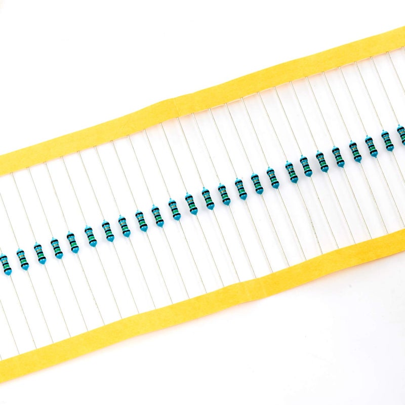CHANZON 100pcs 1/4W (0.25W) 15 Ω ohm Metal Film Fixed Resistor 0.01 ±1% Tolerance 15R MF Through Hole Resistors Current Limiting Rohs Certificated - Image 4