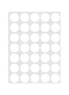 Sadaf 350-Piece Round Labels 18mm Diameter White  - Image 2