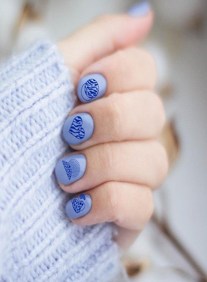 PH PandaHall 6pcs Nail Stamp Plate Set Leopard Print Nail Art Stamping Plate Tree Texture Nail Art Stencils Stainless Steel Line Pattern Nail Image Plate for Women DIY Printing 4.7x2.3 inch - Image 4