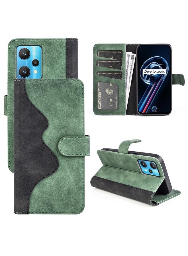 اس-توب جراب هاتف OPPO Realme 9 Pro+ مصنوع من الجلد بتصميم أفقي قابل للطي - Image 1