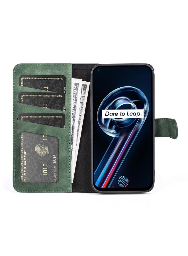 اس-توب جراب هاتف OPPO Realme 9 Pro+ مصنوع من الجلد بتصميم أفقي قابل للطي - Image 3