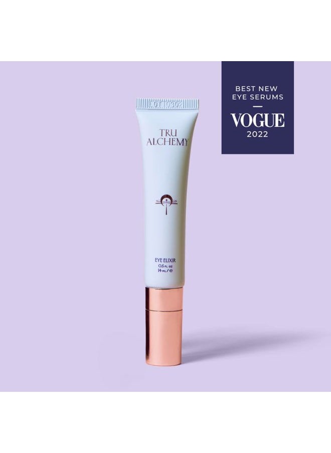 Tru Alchemy Eye Elixir Cooling Eye Treatment Cream - Dark Circle Eye Cream for Puffiness and Bags Under Eyes - Caffeine, Hyaluronic Acid, Vitamin C  - Image 5