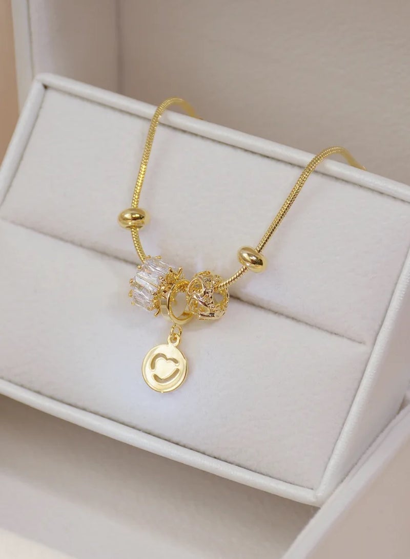 sixtyfour Elegant Gold Plated Bracelet For Women - Image 5