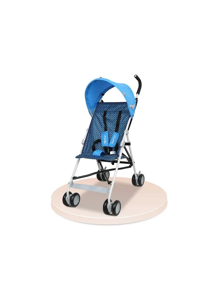 Nurtur Rex Buggy Stroller Multicolor Lightweight Stroller with Compact Fold Canopy Shoulder Strap 6 to 36 months Multicolor Official Product