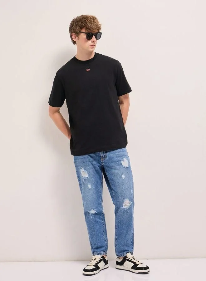 THE BEAR HOUSE Men’s Cotton T-Shirt – Soft, Breathable & Comfortable, Perfect for Casual Wear, Ideal for Everyday & Summer