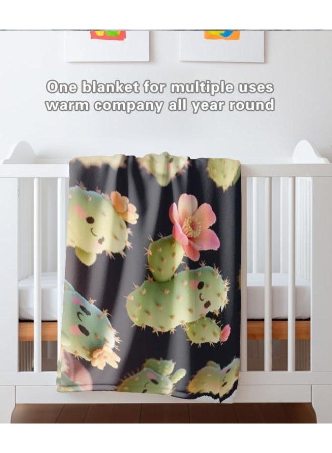 general Baby and children's cartoon flannel thin blanket (warm and comfortable, suitable for sleep, game use) 70cm*100cm - Image 2