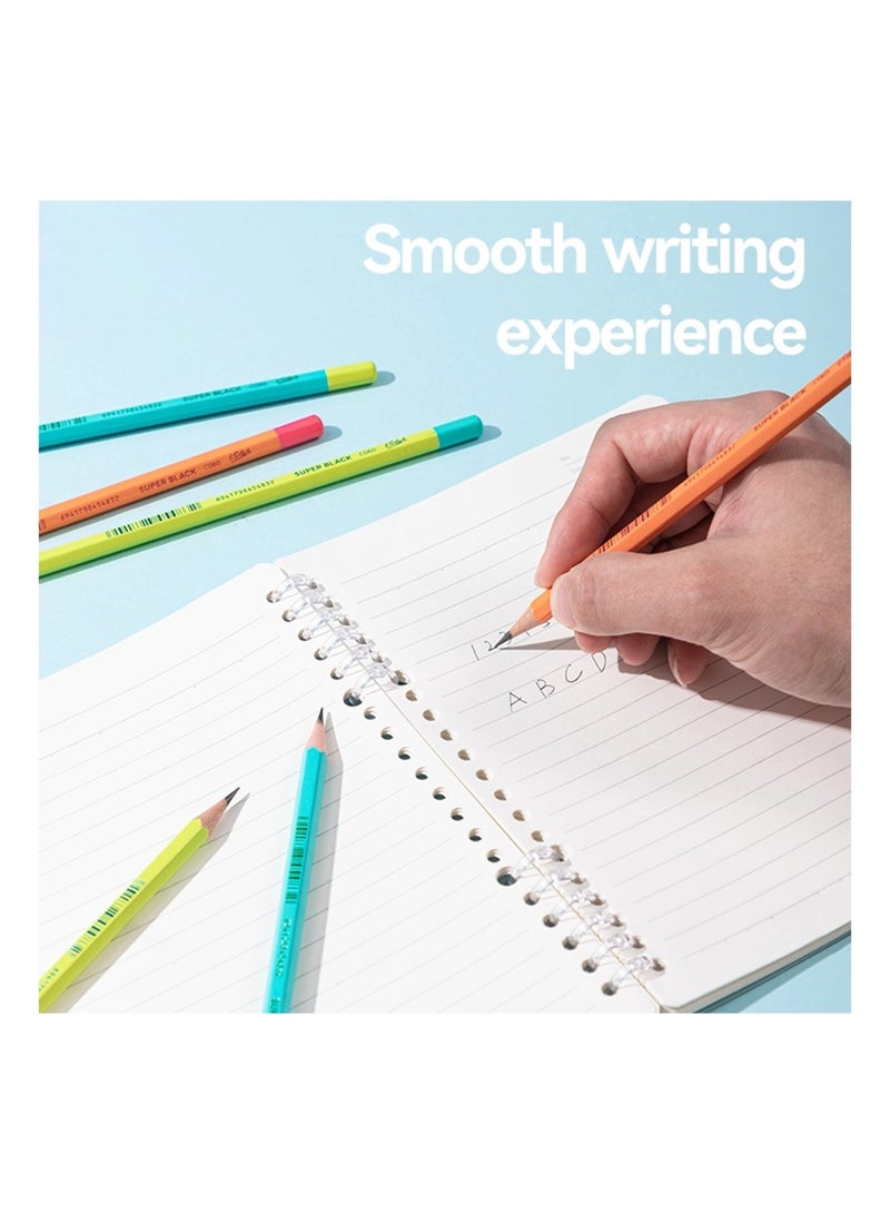 Deli 6-Pack Super Black Graphite Pencils - Image 5