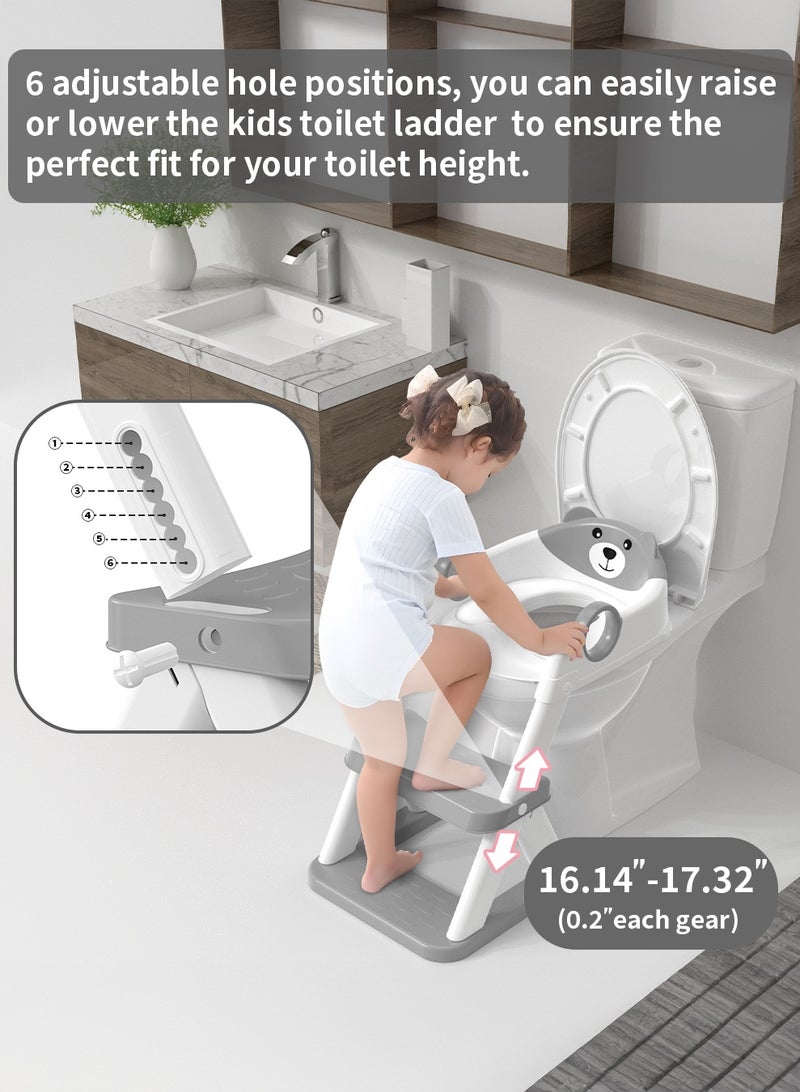 بيبيومي 2 في 1 مقعد تواليت للأطفال مع واقي من الرذاذ ووسادة مانعة للانزلاق ومقعد تدريب على استخدام المرحاض للأطفال - Image 4