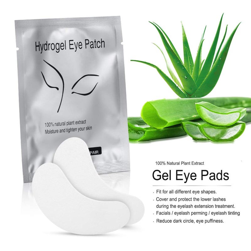 Ocim 100 Pairs Under Eye Pads Lash Extensions,100% Natural Hydrogel Gel Eye Patches for Lashes Extension/Eyelash Tinting - Image 3