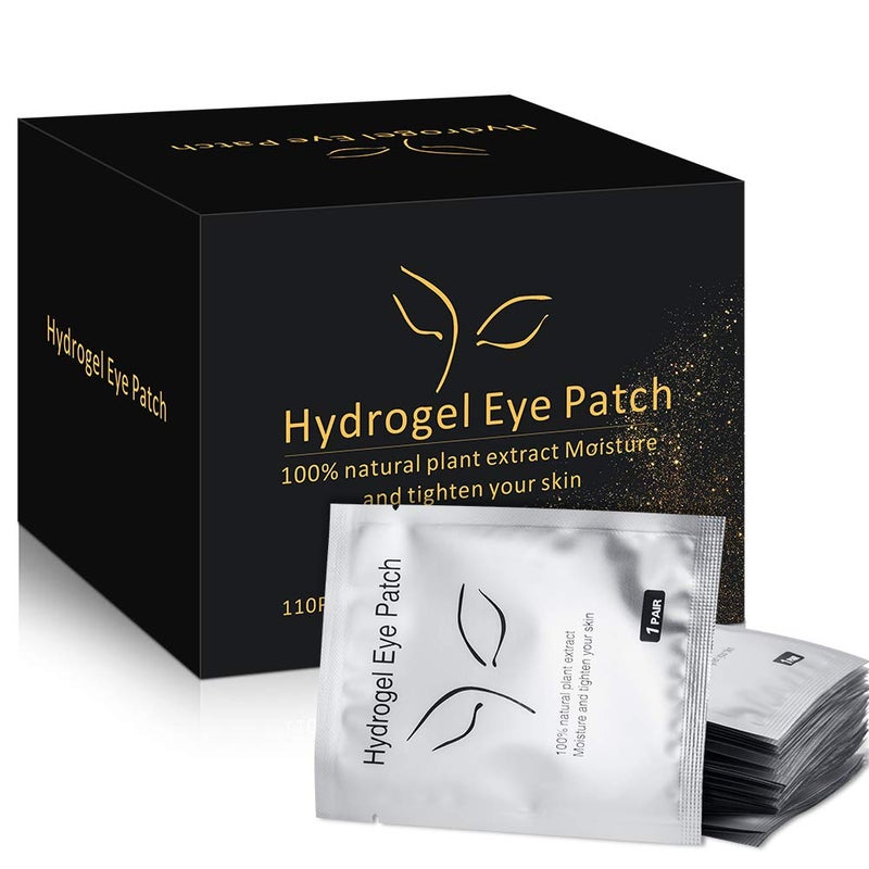 Ocim 100 Pairs Under Eye Pads Lash Extensions,100% Natural Hydrogel Gel Eye Patches for Lashes Extension/Eyelash Tinting - Image 1
