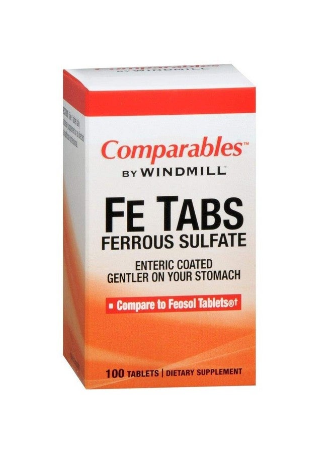 WINDMILL Fe Tabs Ferrous Sulfate Tablets 100 Tablets (Pack Of 2) - Image 1