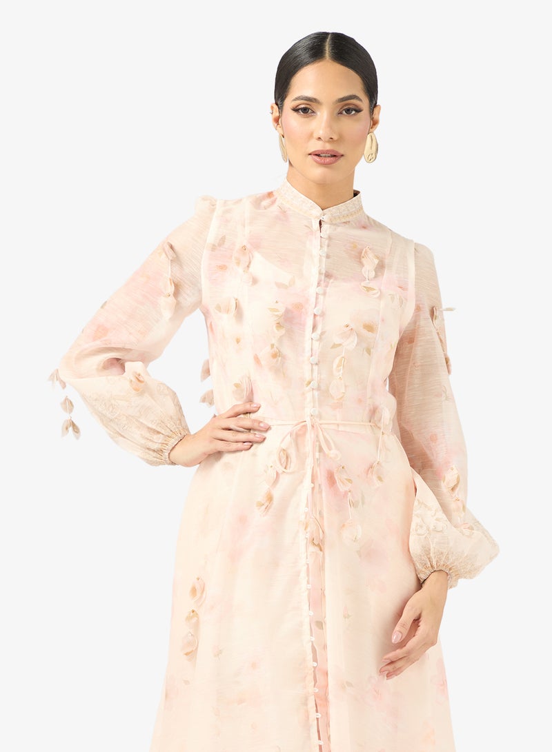 خزانة فستان بطبعة زهور - Image 3