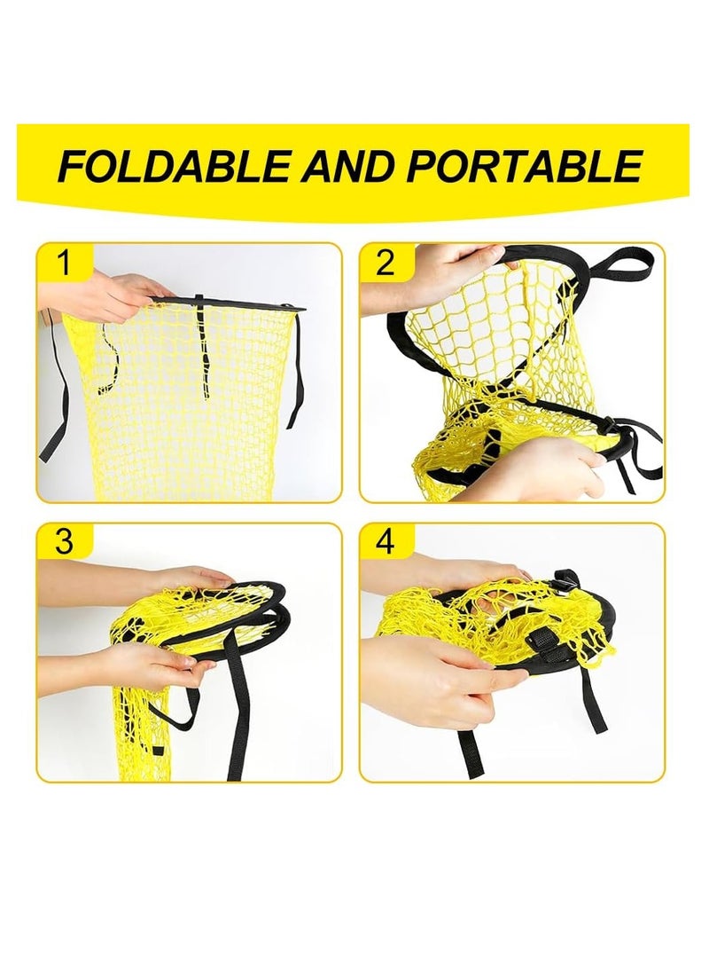 Generic 2PCS Football Top Bins Target Net, Top Bins Football Target Goal Bag Net, Soccer Top Corner Target Net, Football Training Practice Equipment for Shootings Accuracy - Image 3