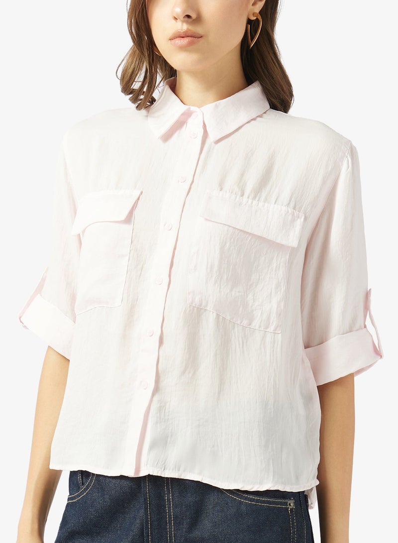 VERO MODA Pocket Detailed Button Down Shirt - Image 3