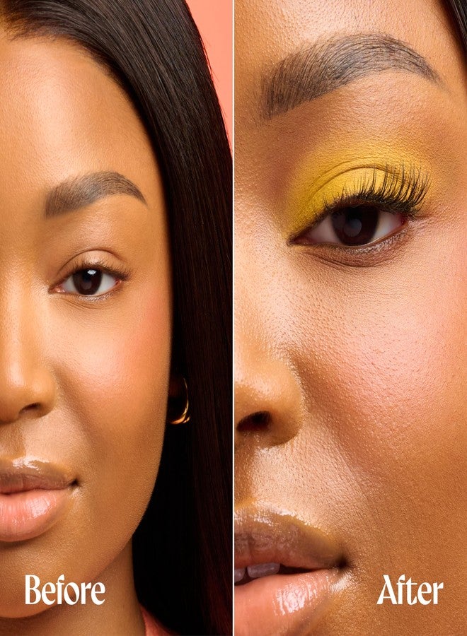 Velour eLASHtic™ Lashes, Half Lashes, Strip Eyelashes, Natural Wispy Lashes, Fake Eyelashes, Elastic Lash Band, Flared & Natural Volume (Lover) Half Lash - Image 2