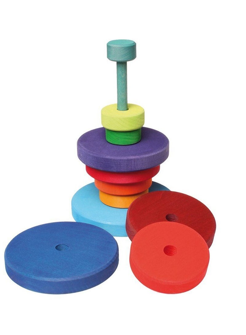 Factory Price برج دائري ملون خشبي - Image 4