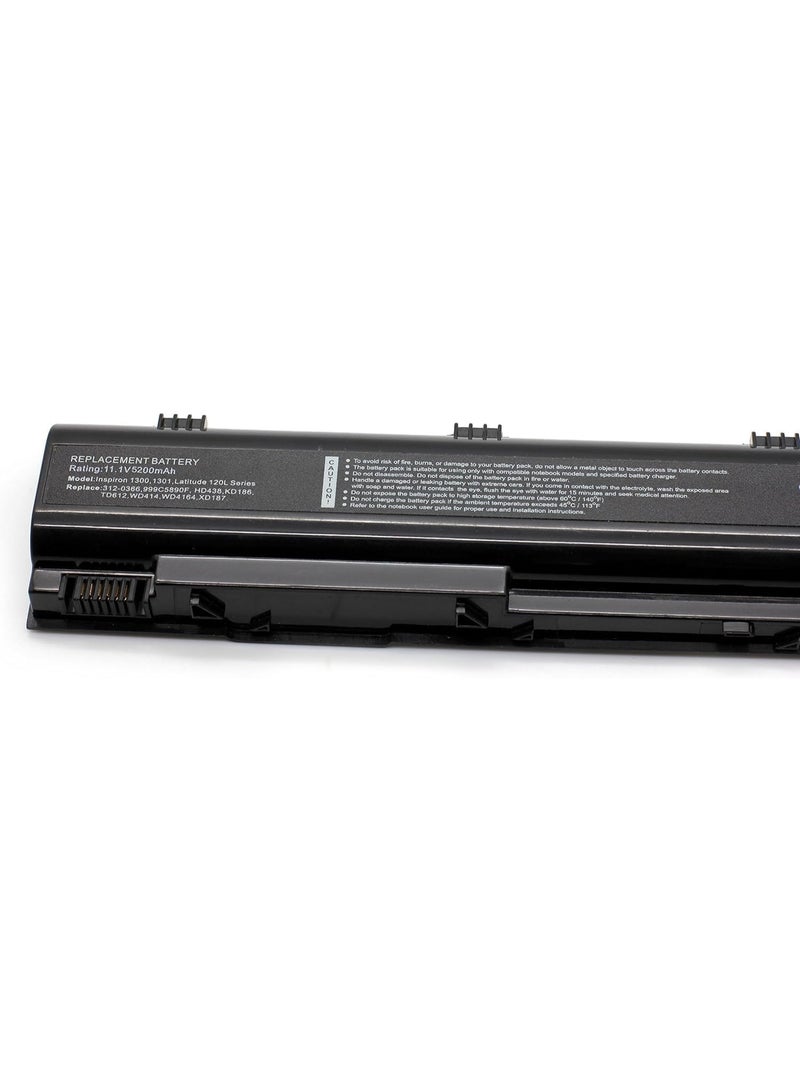 Terabyte بطارية لابتوب لديل إنسبيرون 1300، إنسبيرون B120، إنسبيرون B130، لاتيتيود 120L 312-0365 312-0366 312-0416 999C5890F HD438 - Image 2