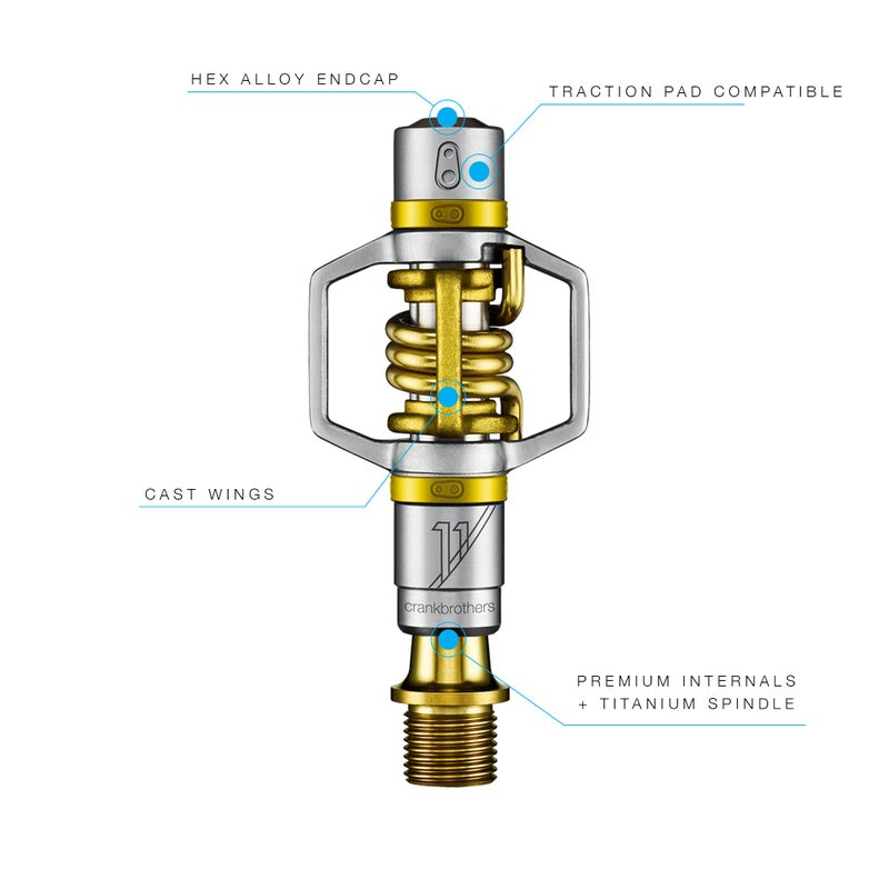 Crankbrothers MTB Pedals Eggbeater 11 Gold - Image 3