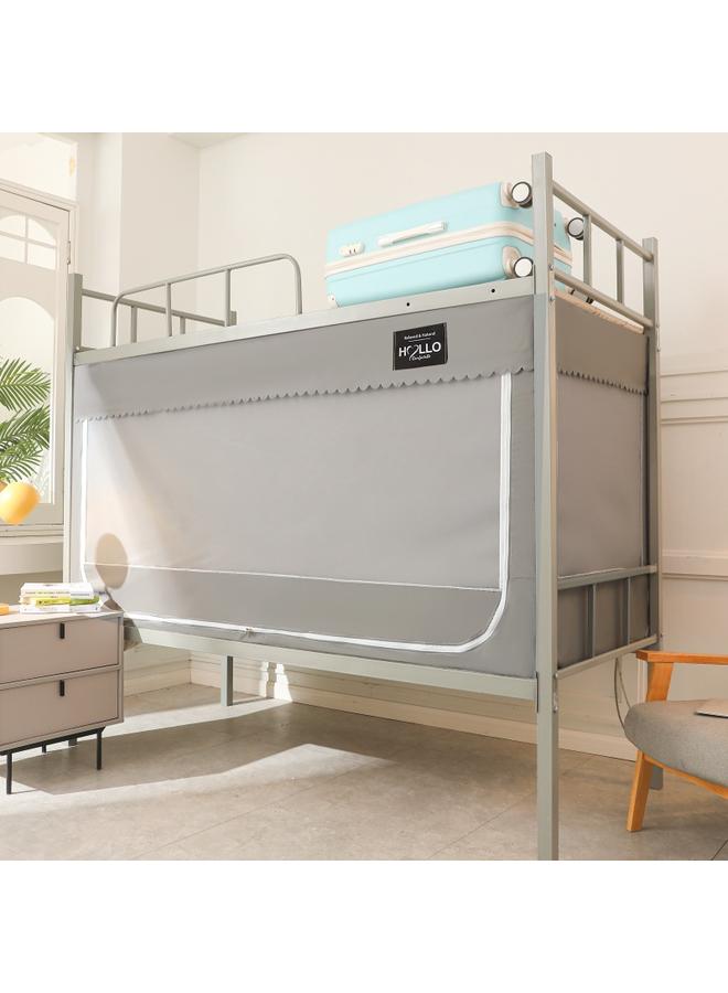 Bluejw New Students Upper And Lower Bunk Dormitory Bed Mosquito Net Single Bed Partition Curtain Dustproof Top Shading Bedroom 0.9 Bed Wholesale - Image 5